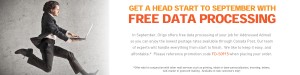 Get a head start to September with Free Data Processing