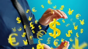 with financial symbols e.g. dollar sign